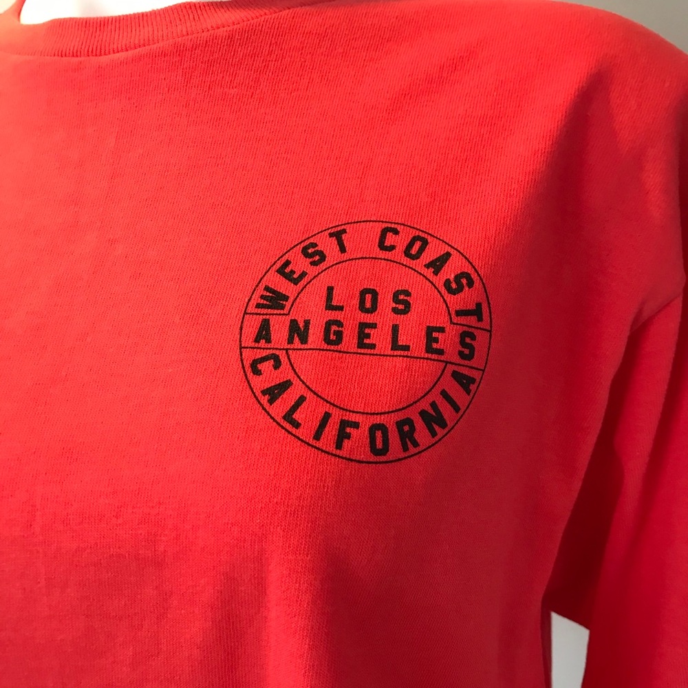 Cropped long sleeve tee
